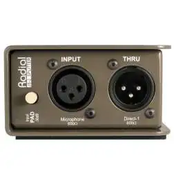 Radial JS-2 Splitter de micrófono