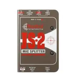 Radial JS-2 microfoonsplitter
