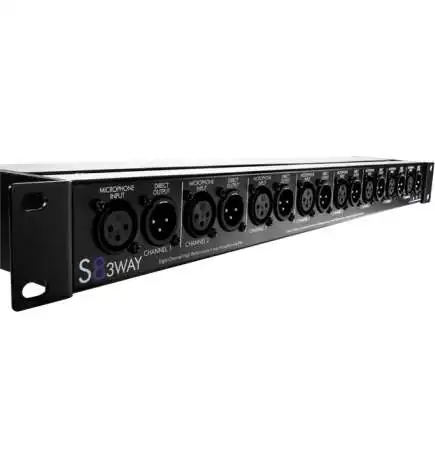 ART S8 3Way microfoon Splitter