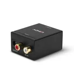 Lindy análogo - Digital Convertidor RCA - SPDIF opt. coax.