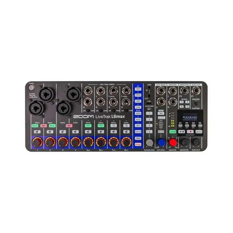 Zoom LiveTrak L6max
