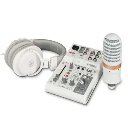 Yamaha AG03 MK2 Live Streaming Pack White Mixer con USB
