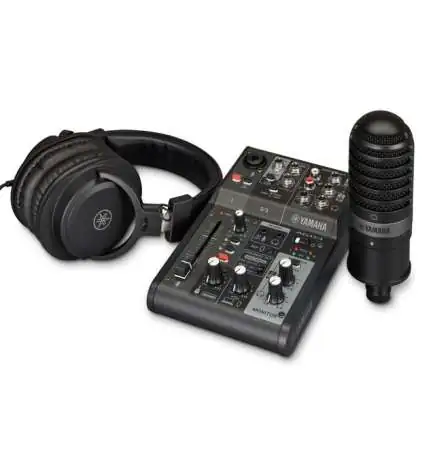 Yamaha AG03 MK2 Live Streaming Pack Black Mixer con USB