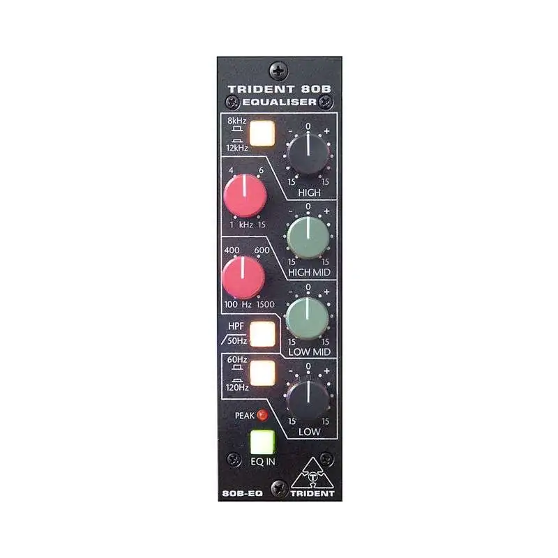 Trident Series 80B-500EQ 4-Band EQ in 500 Format Trident Series 80B-500EQ 4-Band EQ in 500 Format