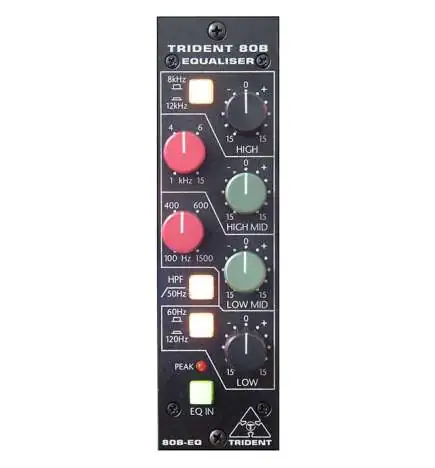 Trident Series 80B-500EQ 4-Bandas EQ Formato 500er