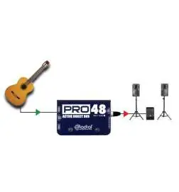Radial Pro48 High Resolution Phantom Powered Active Direct Box