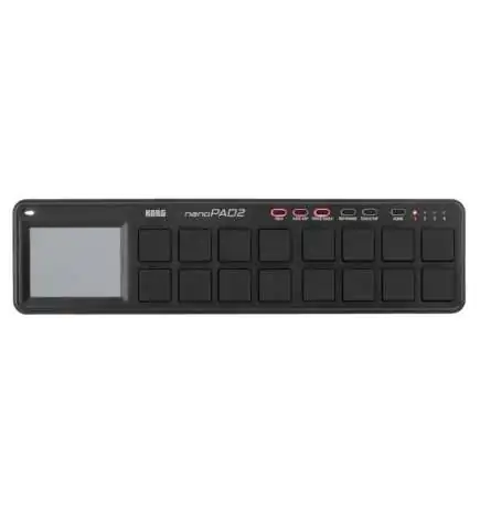 Korg nanoPAD 2 zwart MIDI Studio Controller DAW-controller