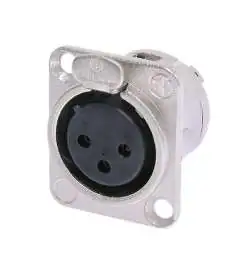Neutrik NC3FD-L-1 Chassis Socket