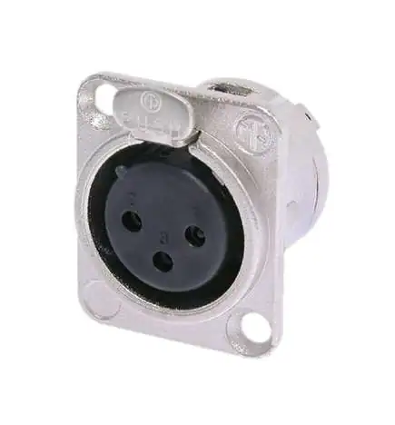 Neutrik NC3FD-L-1 Chassisaansluiting