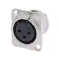 Neutrik NC3FD-L-1 Chassis Socket