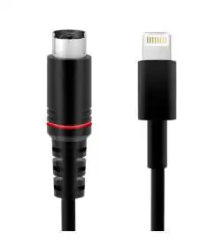 IK Multimedia Lightning to Mini-DIN cable with Charging