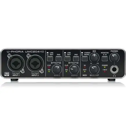 Behringer UMC204HD U-Phoria Interfaccia audio