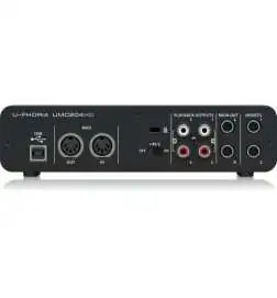 Behringer UMC204HD U-Phoria Interface audio