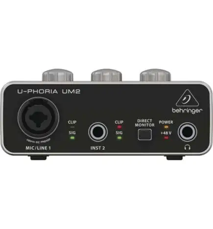 Behringer U-Phoria UM2 Interfaz de audio