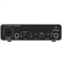 Behringer UMC22 U-Phoria Interfaz de audio