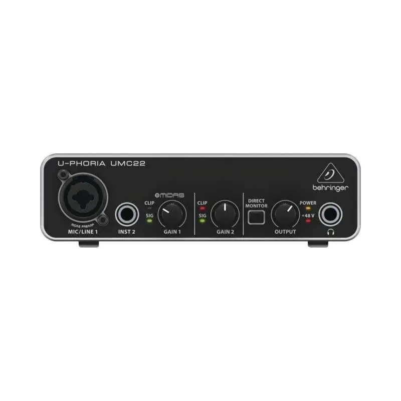 Behringer UMC22 U-Phoria Interfaccia audio