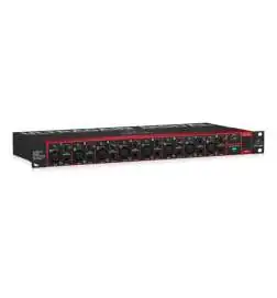 Behringer ADA8200 Pre Mic e Conversor AD DA 8 Canais