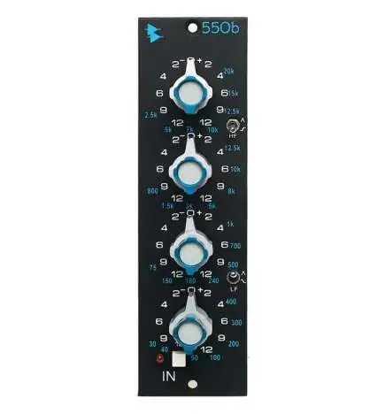API 550B EQ 4 bandas Parametric módulo racks