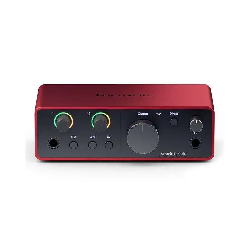 Focusrite Scarlett Solo 4th Gen Interface audio