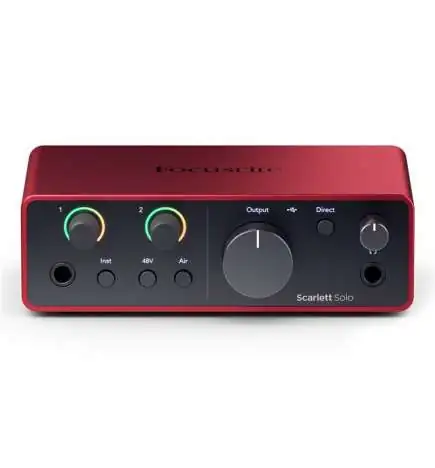 Focusrite Scarlett Solo 4th Gen Interfaccia audio