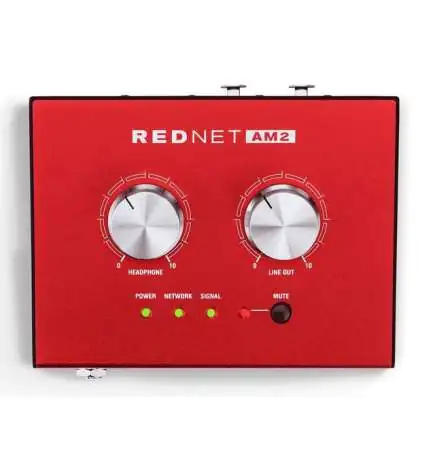 Focusrite RedNet AM2 Interface Audio Ethernet