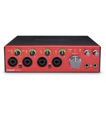 Focusrite Clarett+ 4 Pre Interfaccia audio