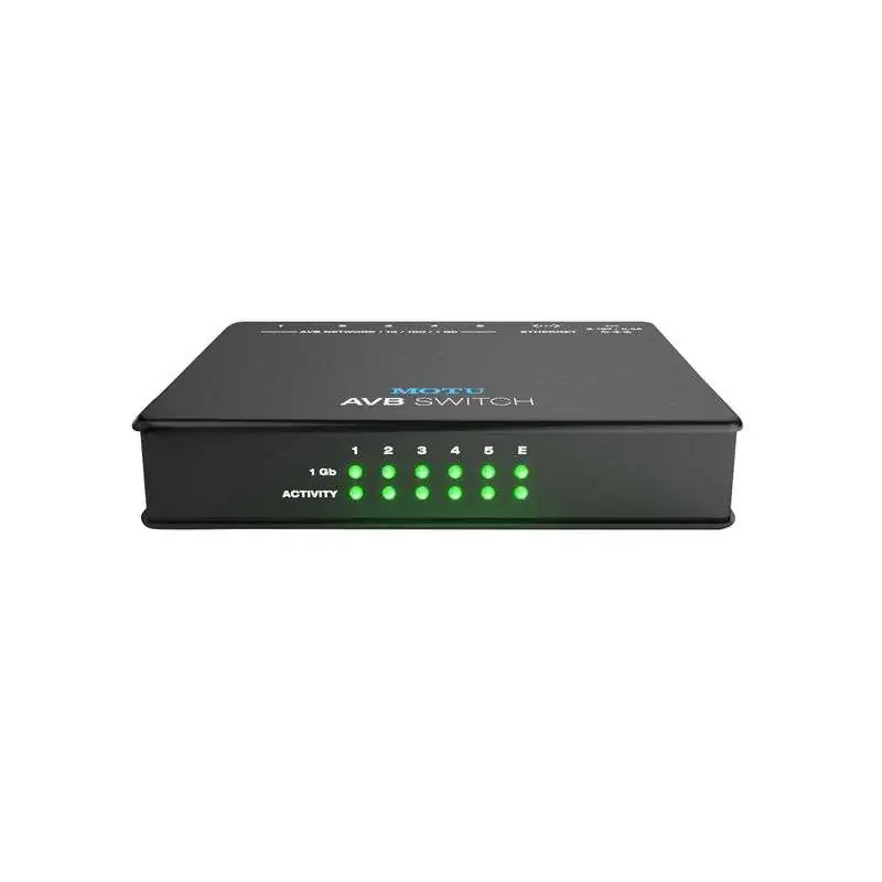 MOTU AVB Switch Interfejs audio Ethernet MOTU AVB Switch Interfejs audio Ethernet