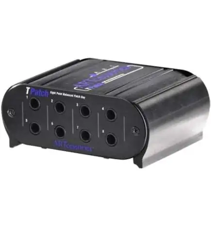 ART TPatch 8-Punkt Patchbay, simétrico