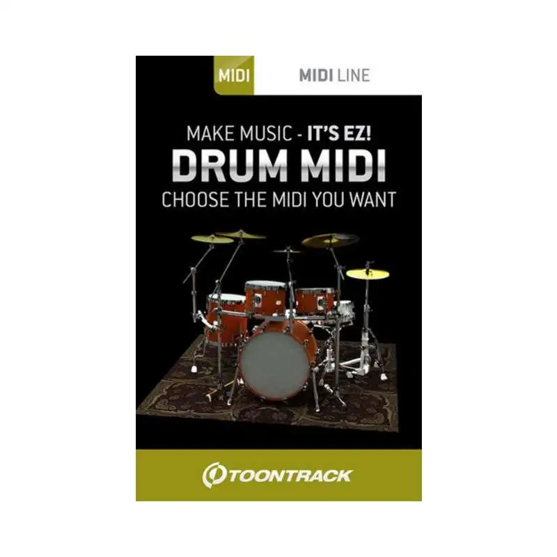 Toontrack Drum MIDI-Pack (individual) VST Lizenzcode