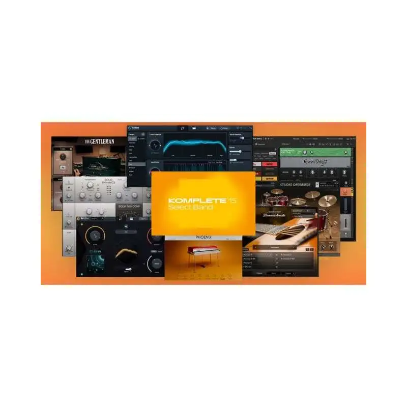 Native Instruments Komplete 15 Select Band VST codice di licenza