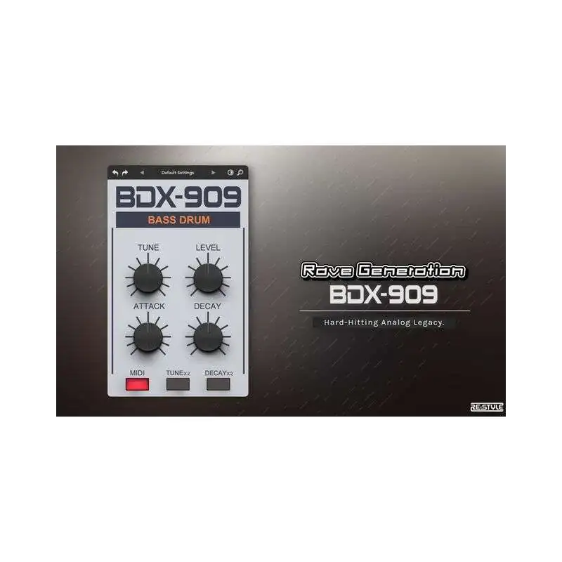 Rave Generation BDX-909 VST Lizenzcode
