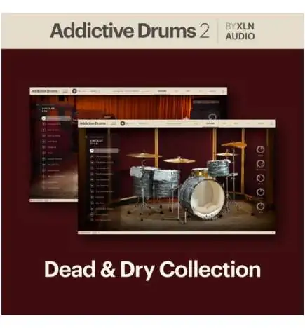 XLN Audio Addictive Drums 2 Dead Dry Collection VST licentiecode
