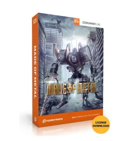 Toontrack EZX Made of Metal License Code VST codice di licenza