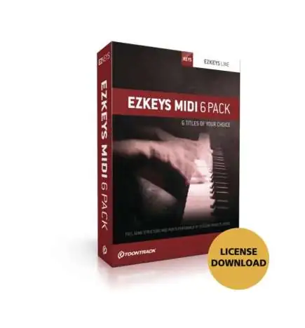 Toontrack EZkeys MIDI 6 Pack License Code VST Licence code
