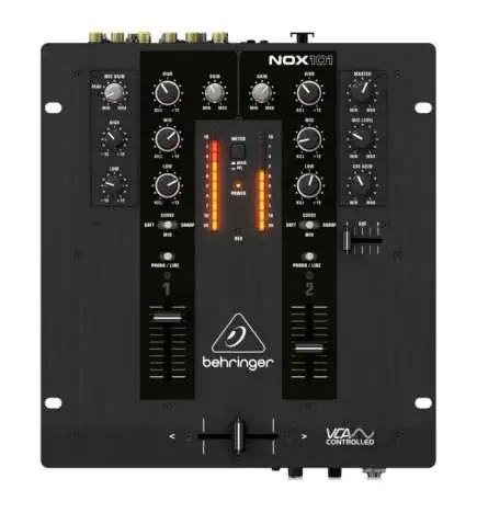 Behringer NOX101 2 canales Battle DJ Mixer