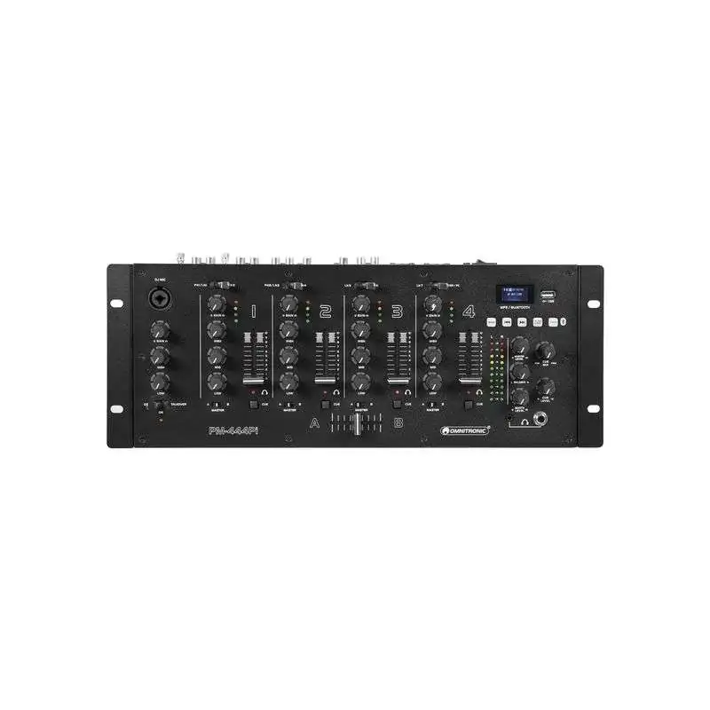 Omnitronic PM-444Pi Bluetooth & USB DJ Mixer