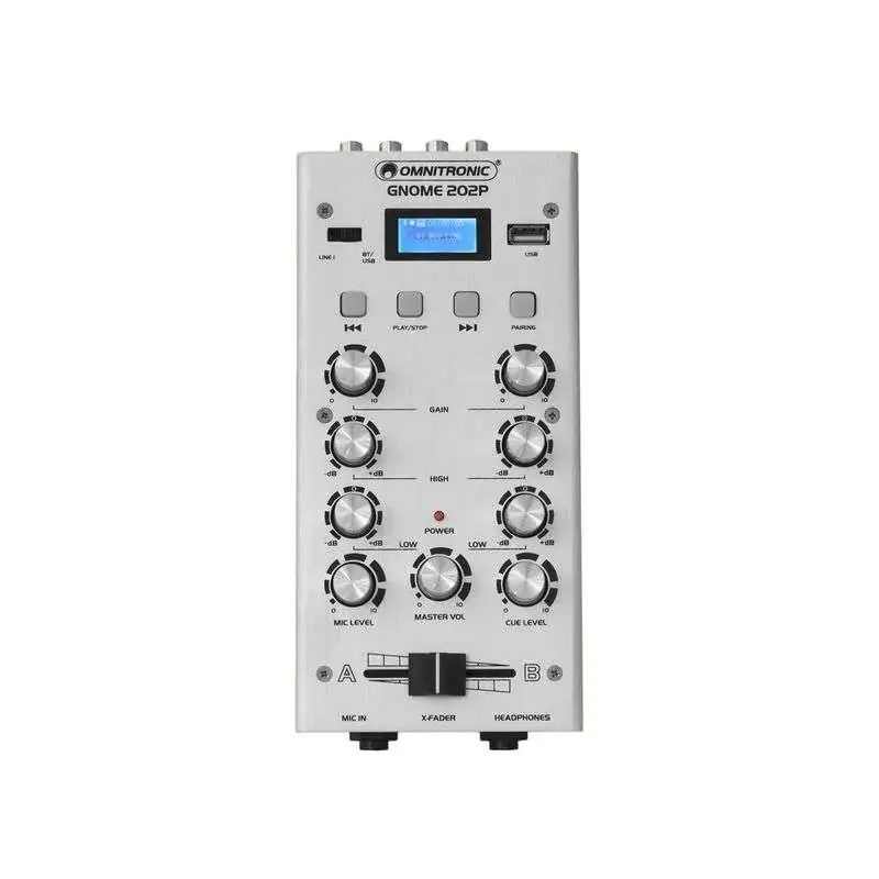 Omnitronic GNOME-202P Silver DJ Mixer