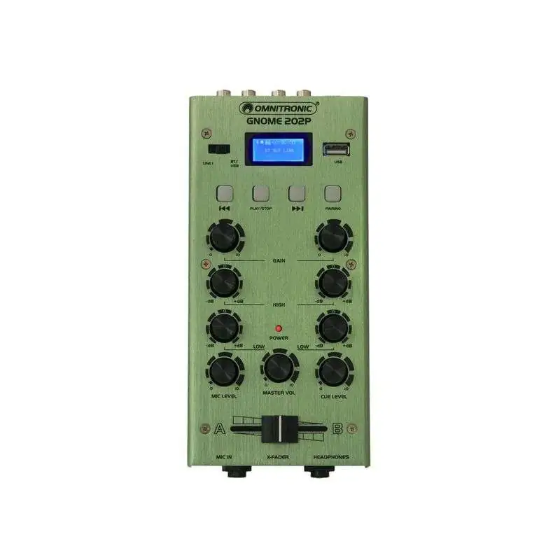 Omnitronic GNOME-202P Green DJ Mixer