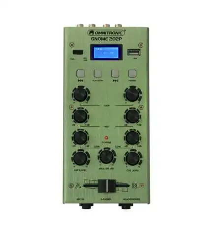 Omnitronic GNOME-202P Green Mixer Dj