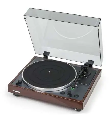 Thorens TD 102 A (walnut, incl. AT VM95E) Hifi giradischi