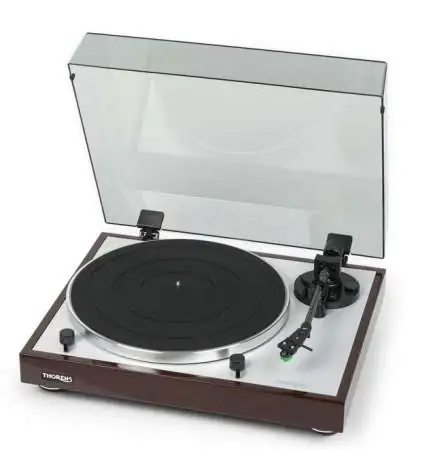 Thorens TD 402 DD (walnut, incl. AT VM95E) Hifi giradischi