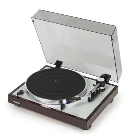 Thorens TD 403 DD (walnut, incl. 2M Blue) Hifi giradischi