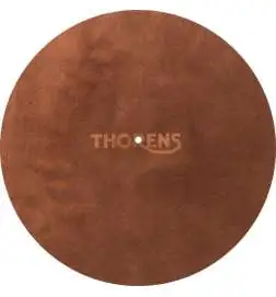 Thorens Ledermatte braun