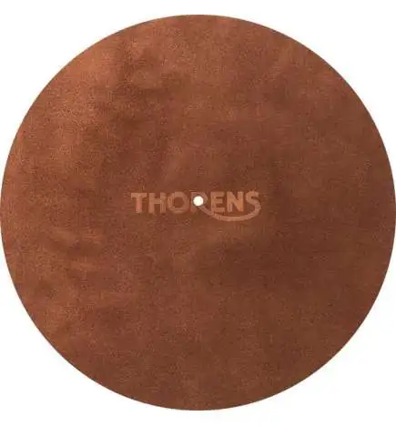 Thorens Ledermatte braun