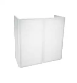 Omnitronic Compact Mobile DJ Cover, white