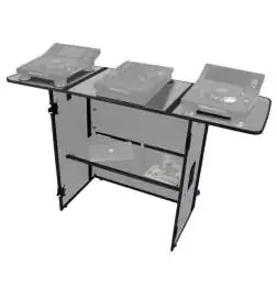 UDG Ultimate Fold Out DJ Table White MK2 Plus (Wheels)