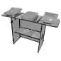 UDG Ultimate Fold Out DJ Table White MK2 Plus (Wheels)