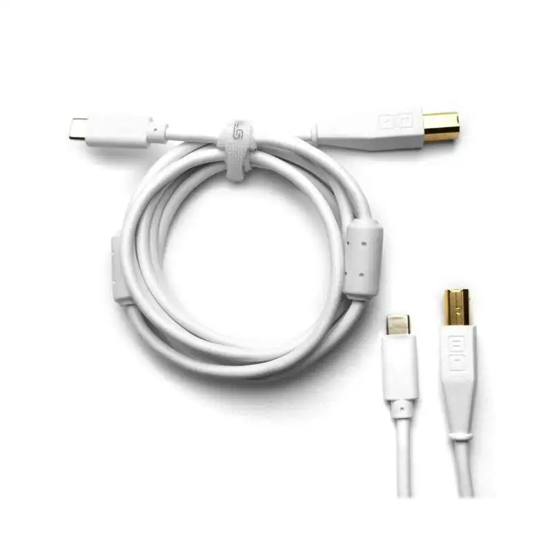 DJ TECHTOOLS DJTT USB-C Chroma Cable White 1,5m, gerader Stecker