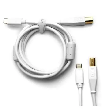DJ TECHTOOLS DJTT USB-C Chroma Cable White 1,5m, gerader Stecker