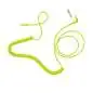 AIAIAI C18 - coiled, neon yellow 1,5 m w. adapter